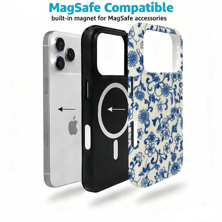 Blue & White Porcelain Print Phone Case