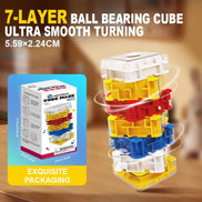 Spinning 3D Rolling Maze Cube