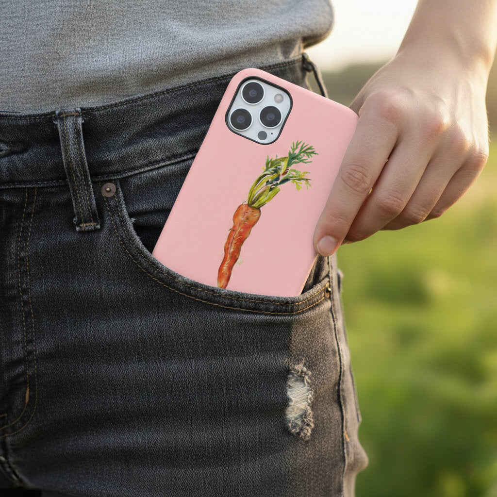 Carrot Illustration Phone Case