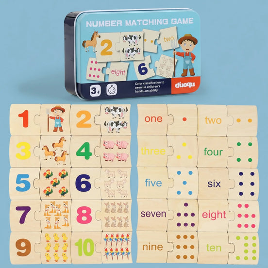 Wooden Number Puzzle