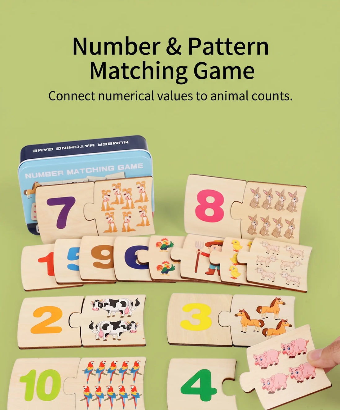 Wooden Number Puzzle