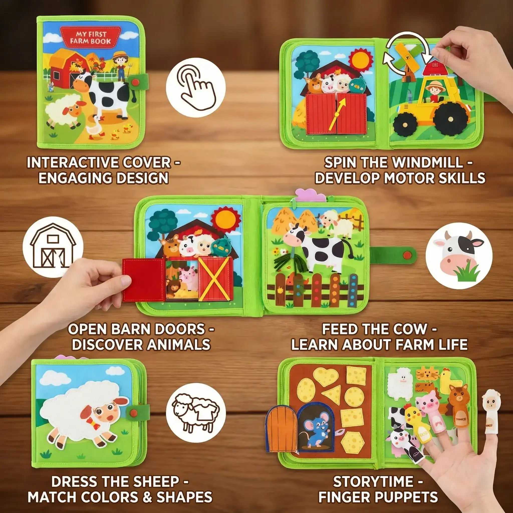 Montessori Farm Story Book