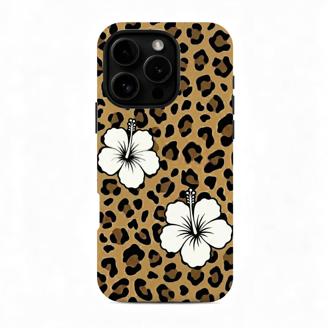 Leopard & Hibiscus Phone Case