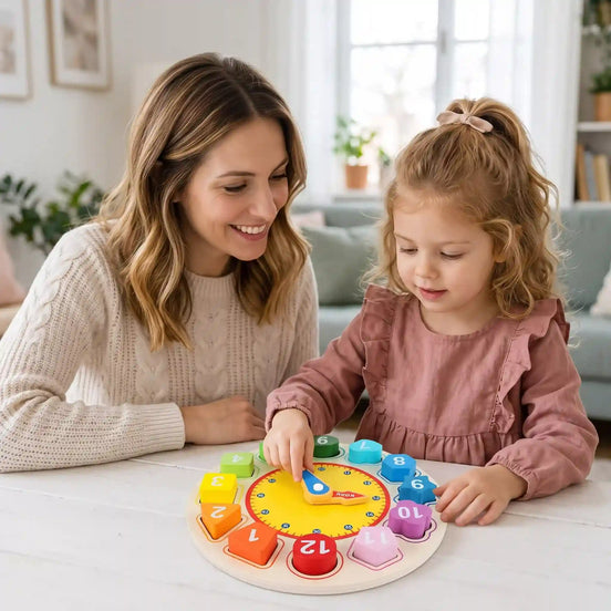 Wooden Learning Clock