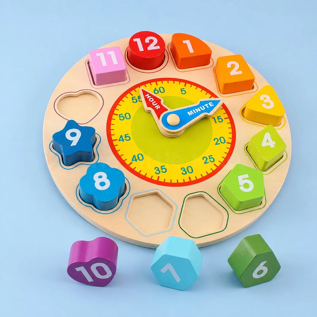 Wooden Learning Clock