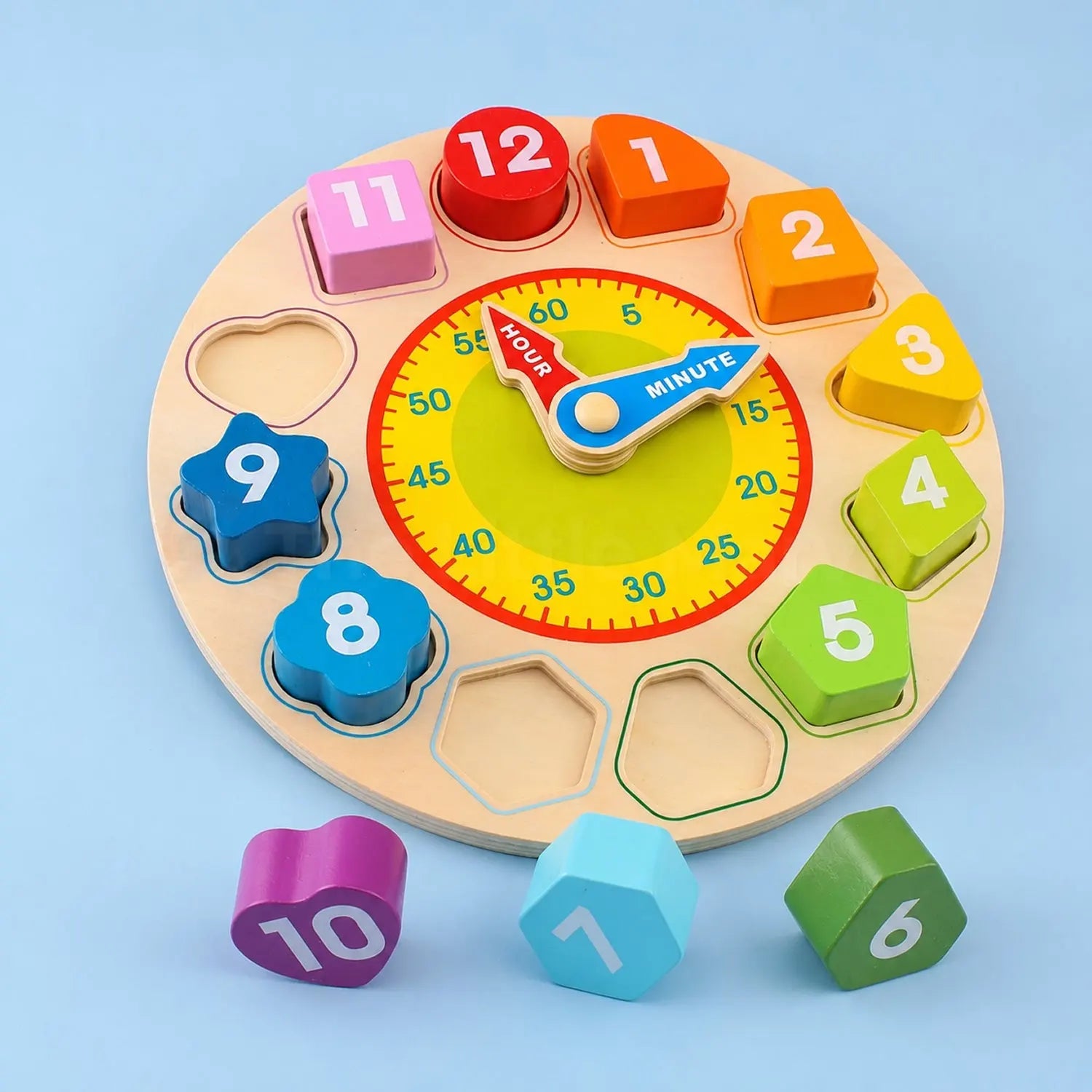 Wooden Learning Clock