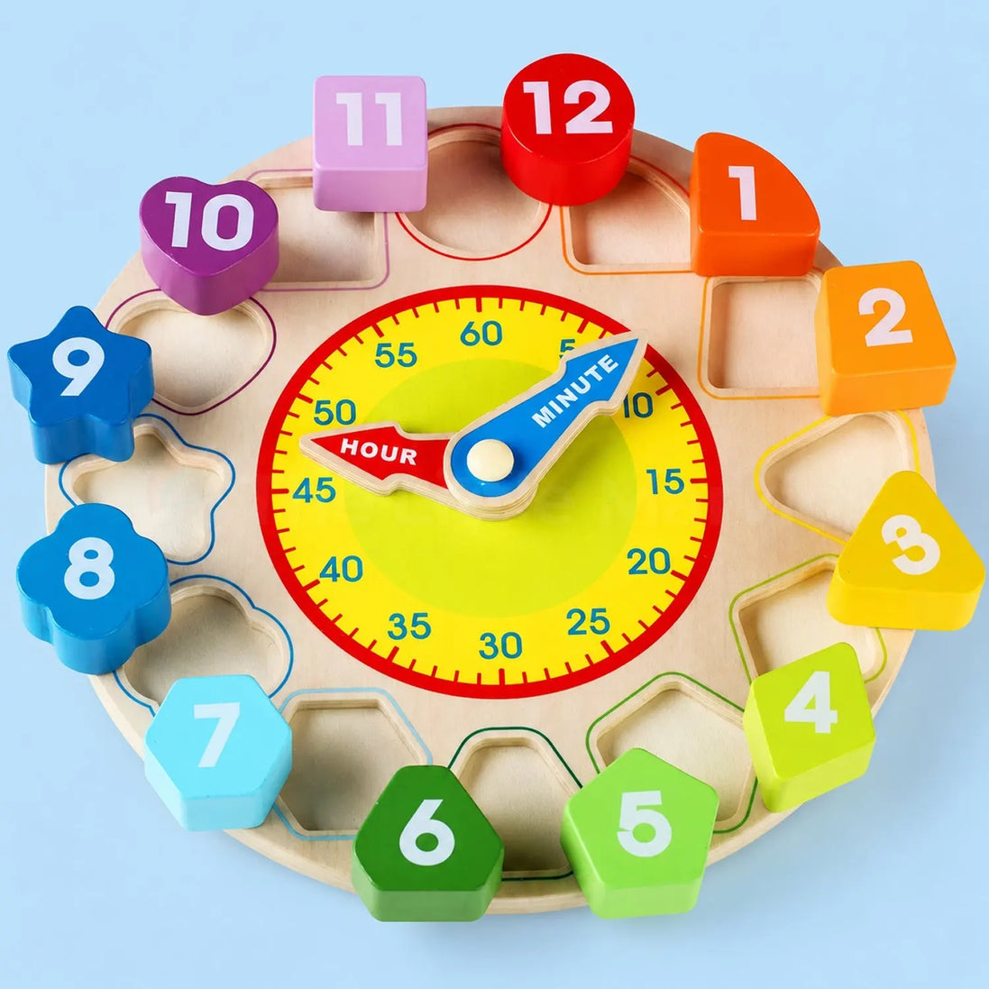 Wooden Learning Clock