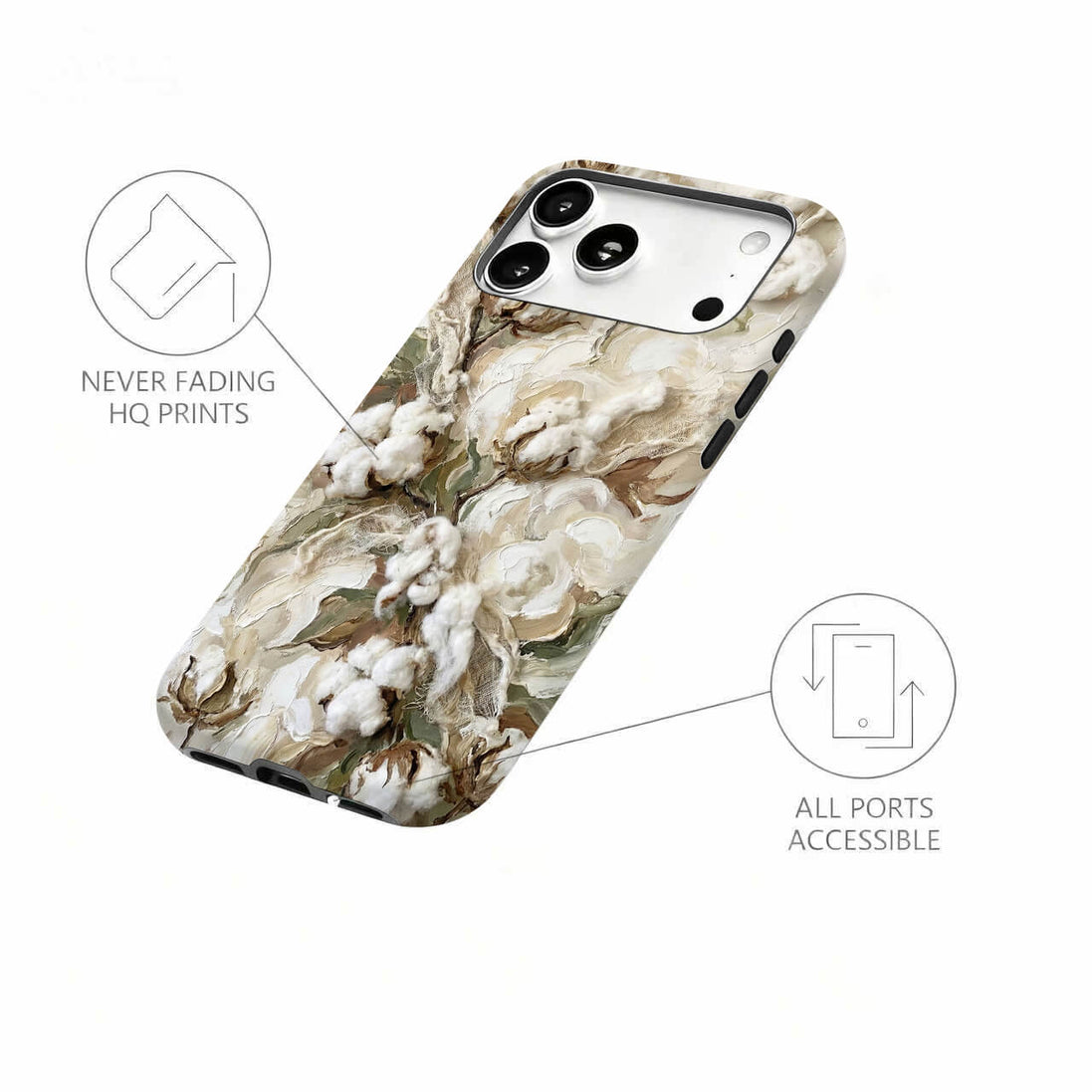 Cotton Flower Phone Case