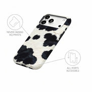 Black & White Cow Print Phone Case