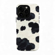 Black & White Cow Print Phone Case