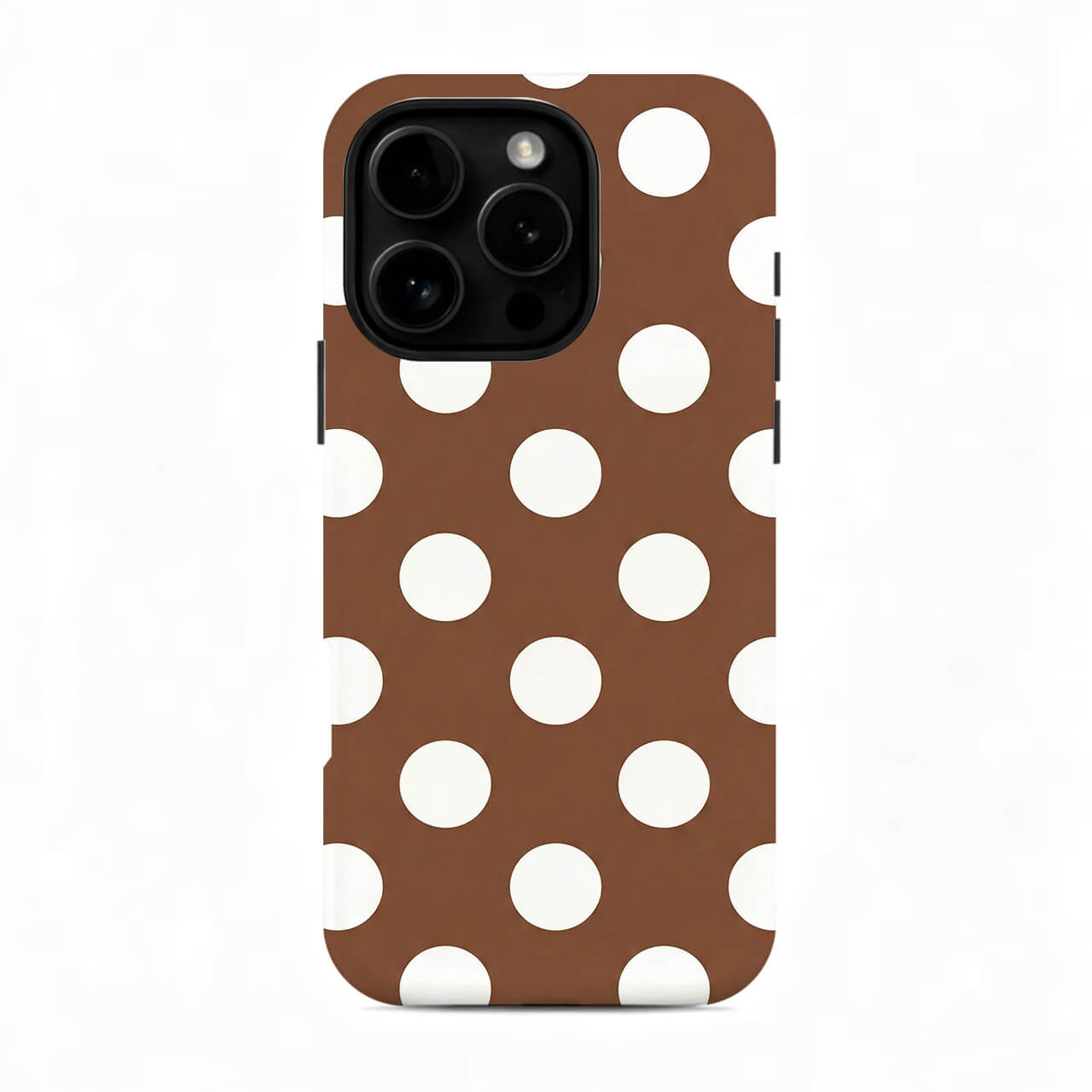 Brown Polka Dot iPhone Case
