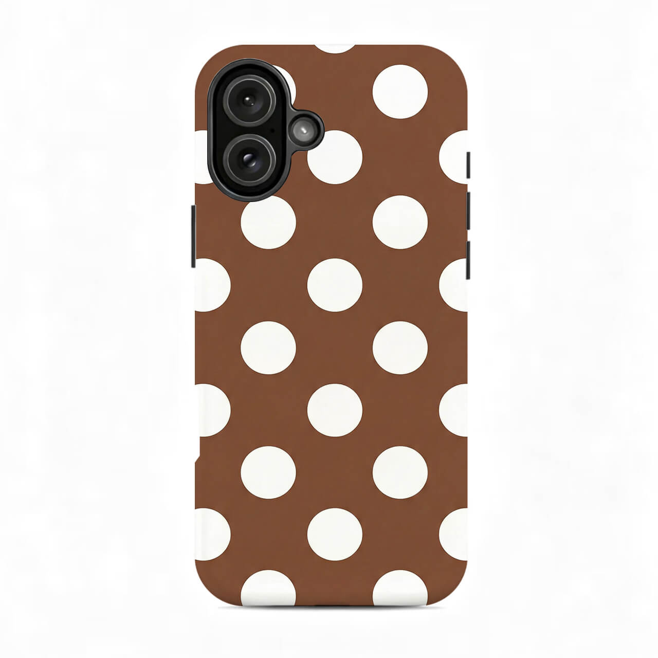 Brown Polka Dot iPhone Case