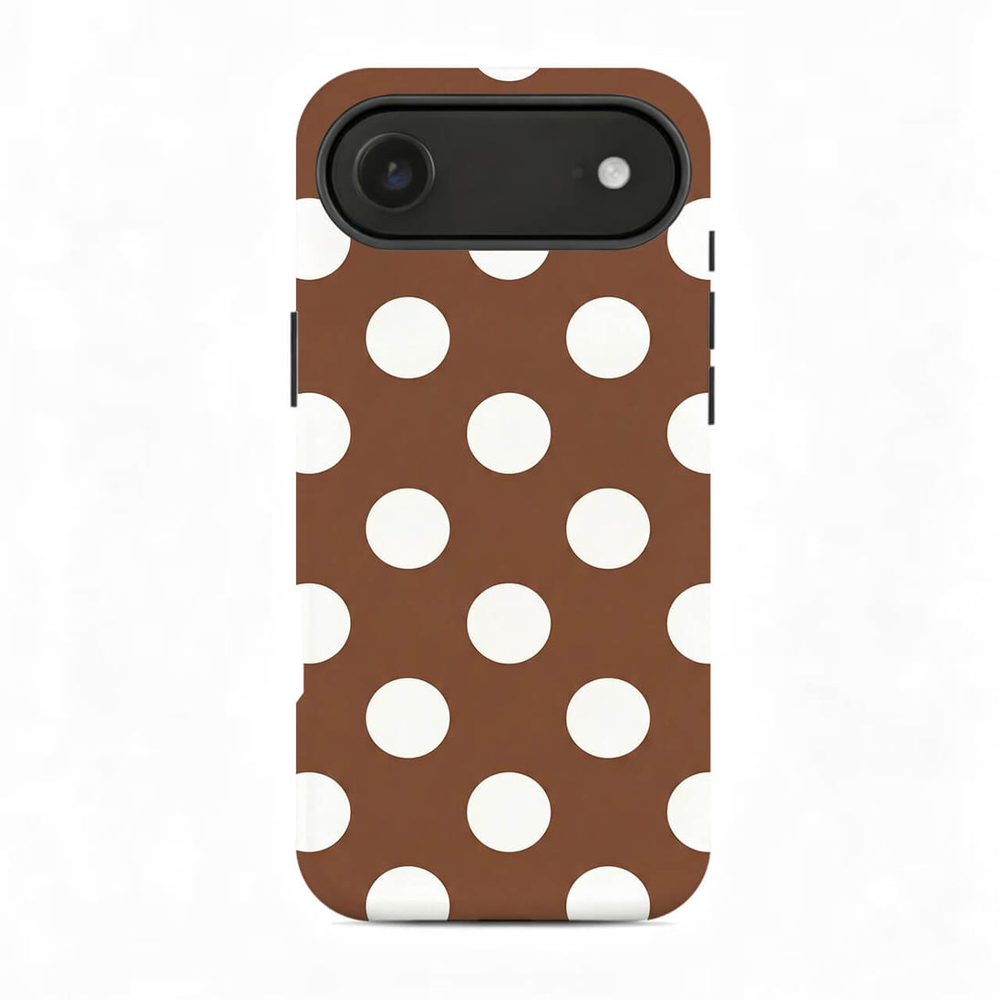 Brown Polka Dot iPhone Case