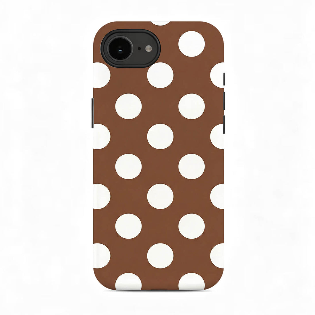 Brown Polka Dot iPhone Case