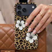 Leopard & Hibiscus Phone Case