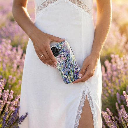 Lavender Oil Painting Phone Case