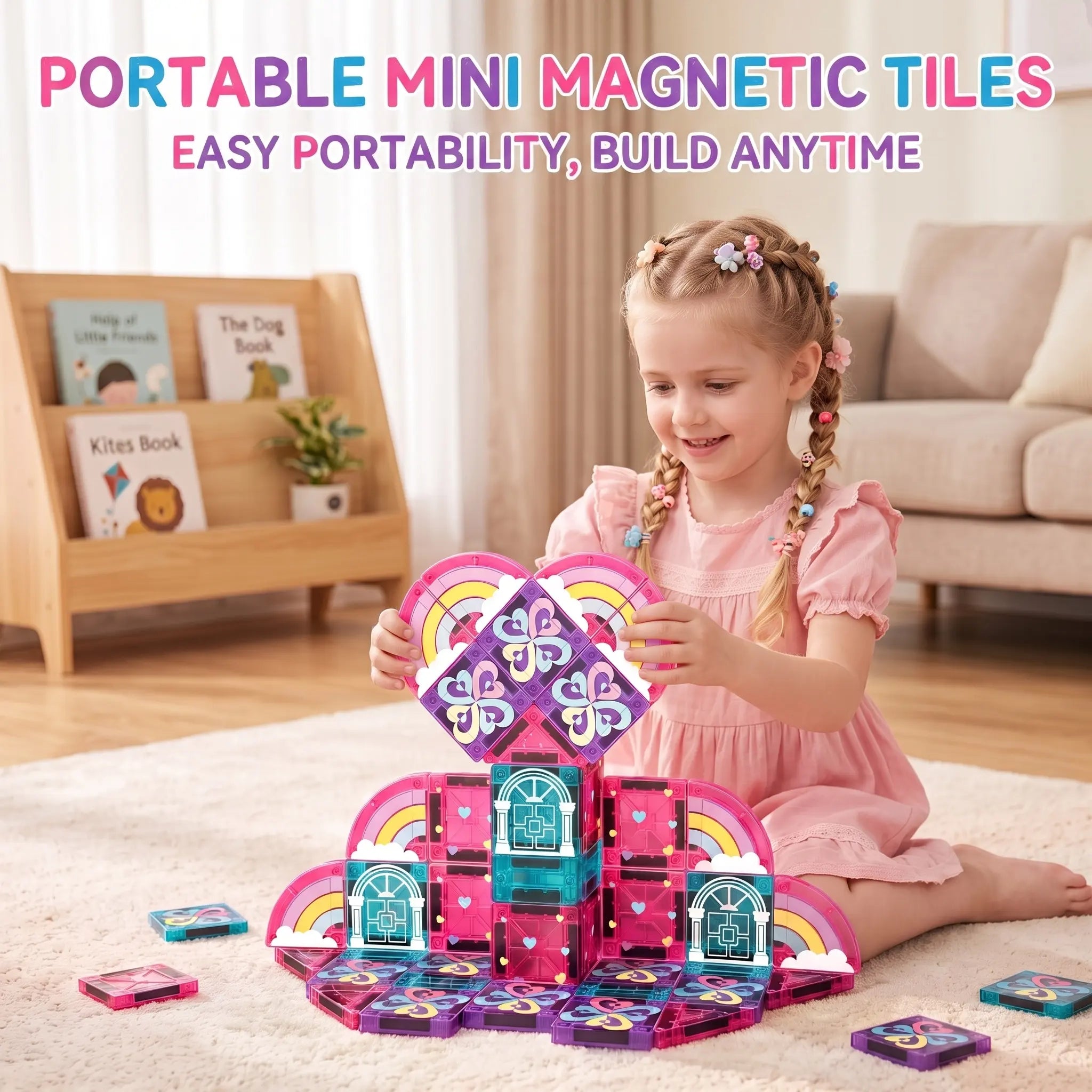 Portable Mini Magnetic Tiles