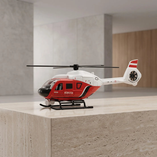 Alloy Rescue Helicopter Toy