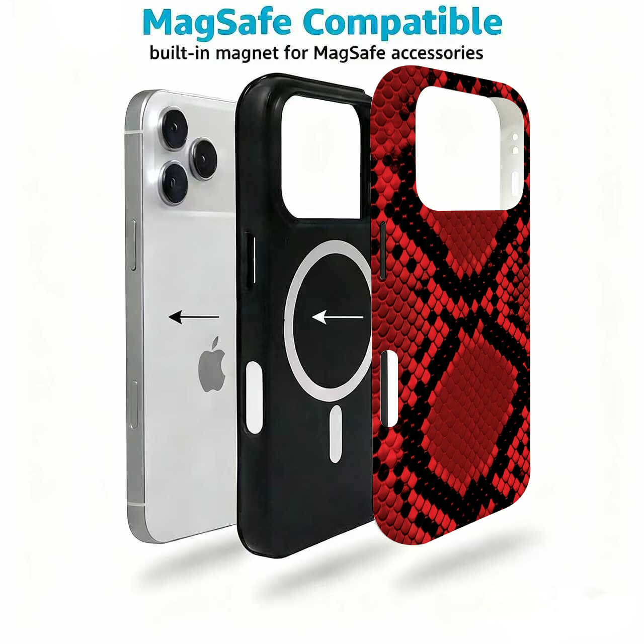 Snakeskin Print Phone Case