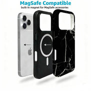 Black Marble iPhone Case