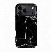 Black Marble iPhone Case