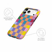 Pastel Checkerboard Phone Case